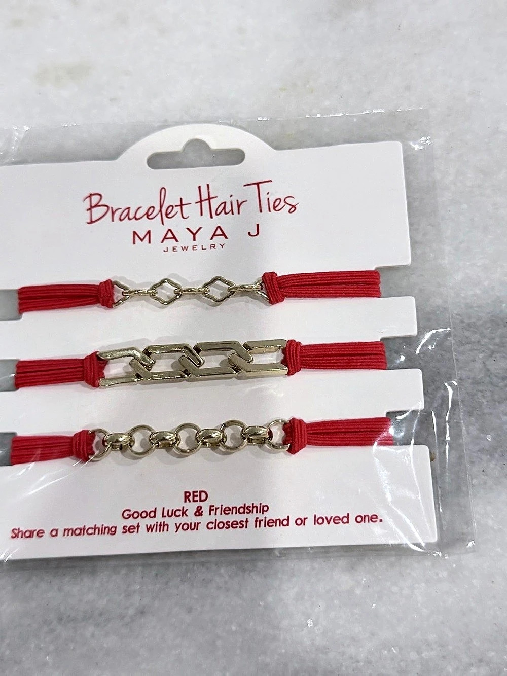 Maya J Jewelry Red Friendship Bracelets Set NWT